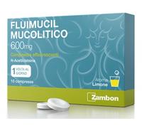 Fluimucil Mucolitico 600mg Acetilcisteina 10 Compresse Effervescenti Gusto Limone