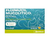 Fluimucil Mucolitico 600mg Granulato Senza Zucchero Gusto Arancia