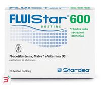 FLUISTAR 600 20 BUSTINE DA 3,5 G CON FRUTTOSIO ED EDULCORANTE SENZA GLUTINE