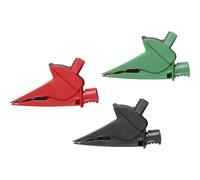 Fluke AC385-RGB Kit morsetti a coccodrillo Rosso, Nero, Verde Campo di