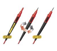 Fluke TL175 KIT puntali di sicurezza Spina a banana 4 mm Sonda 1.50 m Nero,