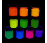 Fluorescent Ultraviolet Luminoso Luce Nera Arte Craft Rave Pittura - 30ml O 60ml
