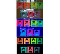 Glow in the dark fluorescent UV Blacklight Pigmento Polvere - 25g Scegli Colore