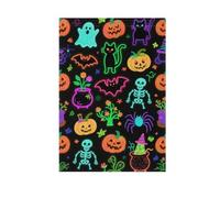 Fluorescente Colorful Halloween Zucca all'aperto giardino bandiere Pasqua banner per Yard decorazione 28x40 double sided