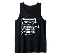 Fluorine & Uranium & Carbon & Potassium Secret Message Funny Canotta