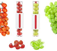 FLUORO Affettatrice per Frutta e Verdura - Affettatrice per Pomodori e Uva - Colore Casuale