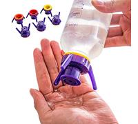 FLUORO Kit di supporto per svuotamento della bottiglia 6 pezzi Gocce che spremono rovesciato tappo a prova di perdite, tappo di chiusura tappo di bottiglia tappo treppiede stand