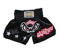 FLUORY Pantaloncini da Combattimento per MMA, Scritta Muay Thai, Adatti per allenamenti, combattimenti in Gabbia, Grappling, Arti Marziali, Kickboxing