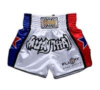 FLUORY Pantaloncini Muay Thai, MMA Pantaloncini Abbigliamento Training Cage Fighting Grappling Arti Marziali Kickboxing Pantaloncini Abbigliamento