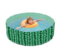 Flur Piscina Rigida per Bambini 160x30 cm in PVC Fantasia Fruit con Fondo Antiscivolo, Piscina da Giardino Sicura e Facile da Montare per Esterno