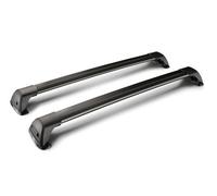 Flush Black Mixed coppia barre portatutto telescopiche in alluminio - 110+115
