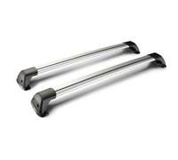 Flush Mixed, coppia barre portatutto telescopiche in alluminio 105+110 cm