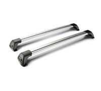 Flush Mixed, coppia barre portatutto telescopiche in alluminio 95+100 cm