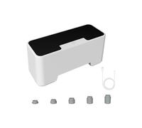 Flusher automatico - Unità automatica ricaricabile tramite USB, dispositivo per lavabo bianco, sensore intelligente a basso rumore, modulo di scarico elettrico compatto per bagno domestico