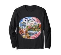 Flushing Queens, New York Maglia a Manica