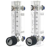 Flussimetro a galleggiante for acqua, gas e aria, con altezza di 94 mm e 106 mm, tipo pannello, rotametro con valvola di controllo(2-20mlPM Water 94 H)