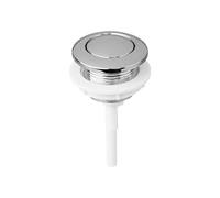 Flussimetro manuale per orinatoio Interruttore A Pulsante For Serbatoio Acqua Con Scarico Singolo Bagno In Argento, Accessori WC