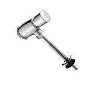 Flussimetro manuale per orinatoio Strumento For Interruttore Valvola Di Scarico Orinatoio WC Pressato A Mano In Ottone Argentato