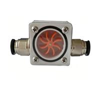 Flusso d'acqua for sistemi di raffreddamento macchine for incidere con alloggiamento in lega alluminio e connettori standard da 6 mm 8 10 12