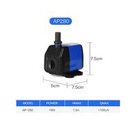 Flusso Della Pompa Dell'acqua Regolabile for Acquario Pesca Di Immersione Ad Alta Potenza 17/09/26/62 / 65W Stagno, coltura idroponica(AP 280 19W)