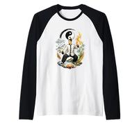 Flusso di energia Vitale di Qigong Maglia con Maniche Raglan