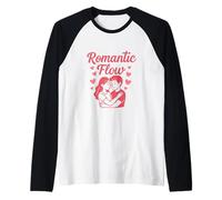 Flusso Romantico di Infinito affetto Maglia con Maniche Raglan