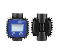 Flussometro a turbina elettronica K24, misuratore di portata digitale per olio combustibile, acqua, urea, ingranaggi, alta precisione, plastica inossidabile filettata(SS304 G1 IN Thread)