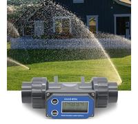Flussometro Acqua, Misuratore di portata a turbina DN25-DN80, misuratore di portata con display digitale LCD Acqua liquida for tubi in PVC for strumento di irrigazione da giardino agricolo(DN50 withou