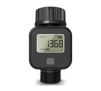 Flussometro Acqua Misuratore Di Portata D'acqua Digitale Ad Alta Precisione IP6X Misura Il Consumo E La For L'irrigazione Del Giardino Esterno Tubo Irrigazione(SGS05-G)
