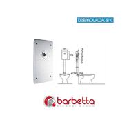 FLUSSOMETRO DA INCASSO A FOTOCELLULA PER WC RICAMBIO TREMOLADA 8103