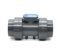 Flussometro digitale con grande capacità di flussi con display chiaro per trattamenti dell'acqua della piscina Misuratore di portata dell'acqua di misurazione accurata del liquido