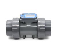 Flussometro digitale con grande capacità di flussi con display chiaro per trattamenti dell'acqua della piscina Misuratore di portata dell'acqua di misurazione accurata del liquido