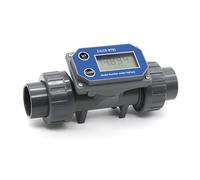 Flussometro digitale con grande capacità di flussi con display chiaro per trattamenti dell'acqua della piscina Misuratore di portata dell'acqua di misurazione accurata del liquido