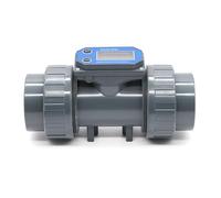 Flussometro digitale con grande capacità di flussi con display chiaro per trattamenti dell'acqua della piscina Misuratore di portata dell'acqua di misurazione accurata del liquido
