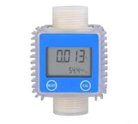 Flussometro digitale K24 del sensore di flusso del combustibile dell'olio dell'acqua con schermo LCD che mostra il flusso in tempo reale e i dati totalizzati del consumo