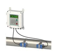 Flussometro, flussometro a ultrasuoni con display digitale LCD, flussometro digitale a parete TUF-2000SW Sensore TM-1 DN50-700 mm per acqua, diesel, benzina e altri liquidi (Host and TS2)