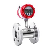 Flussometro, misuratore di flusso d'acqua DN50 DN80 DN100 misuratore di portata industriale Misuratore di portata turbina Modbus 4-20 mA per acqua, diesel, benzina e altri liquidi (DN50)