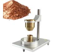 Flussometro per polveri metalliche, misuratore di scorrevolezza con imbuti in ottone da 2,5 mm e 5,0 mm, tazza calibrata da 25 ml e cronometro, per testare la portata(Brass,2.5mm)