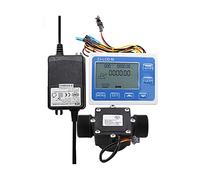 Flussometro, regolatore quantitativo di flusso con display digitale DN32 da 1-1/4 pollici con sensore di flusso d'acqua viene utilizzato per controllare e visualizzare il flusso del fluido per acqua