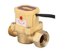 Flussostato Acqua, Flussostato Acqua 220V G1/2-G1/2 Filettatura Pompa Acqua Sensore di Flusso Regolabile Interruttore di Controllo Automatico della Pressione, Sensori di Flusso