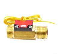 Flussostato dell'acqua della lega di rame G1/2 con la gamma -20 - di tolleranza di temperatura 150C del sensore 1.5-30L/min di Reed per i sistemi di HVAC di sicurezza antincendio, automazione