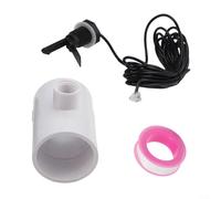 Flussostato per piscina FS 320 con tee e 4 cavi da 5 m, alimentazione 24 VDC, filettatura 1/2 NPT, supporta un accurato monitoraggio del flusso di acqua e olio