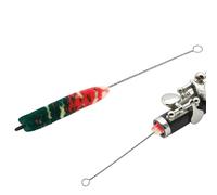 Flute Cleaning Brush - Instrument Accessory Tool for Removing Moisture | Soft Nylon Bristles with Flexible Wire Handle, Musical Instrumentsn, Lightweight Portable Cleaner for Silver Wood Flutes