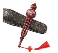 Flute Ethnic Instrument - Handmade Traditional Chinese Hulusi, 17,72 x 3