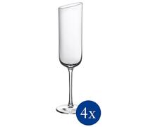 Villeroy & Boch, NewMoon, set 4 Flute per Spumante, Cristallo-Vetro