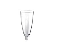 20 Calici Flute riutilizzabili in plastica mango 120ml