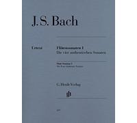 Flute Sonatas, Volume I (The four authentic Sonatas). Hans Eppstein (Editor)