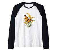 Flutter Verga d'oro Maglia con Maniche Raglan