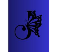 Fluttering Dreams: A Butterfly Themed Monogrammed Notebook