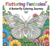 Fluttering Fantasies: a Butterfly Coloring Journey: Graceful Butterflies and Intricate Designs for Relaxation, Mindfulness, and Creative Expression